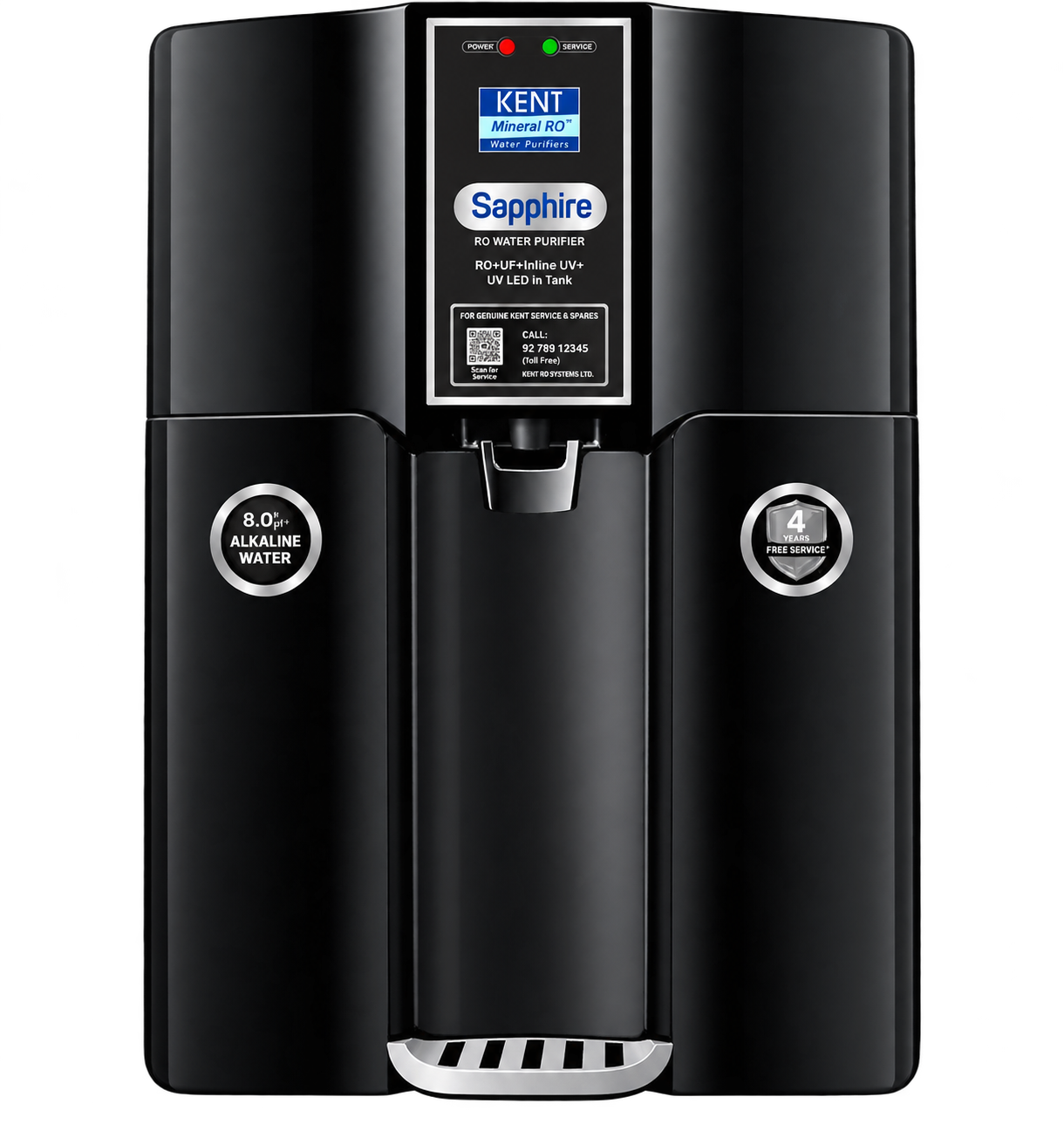 KENT Mineral RO Sapphire Alkaline Water Purifier with zero water wastage